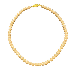 VTG faux pearls with a gold clasp made in Japan